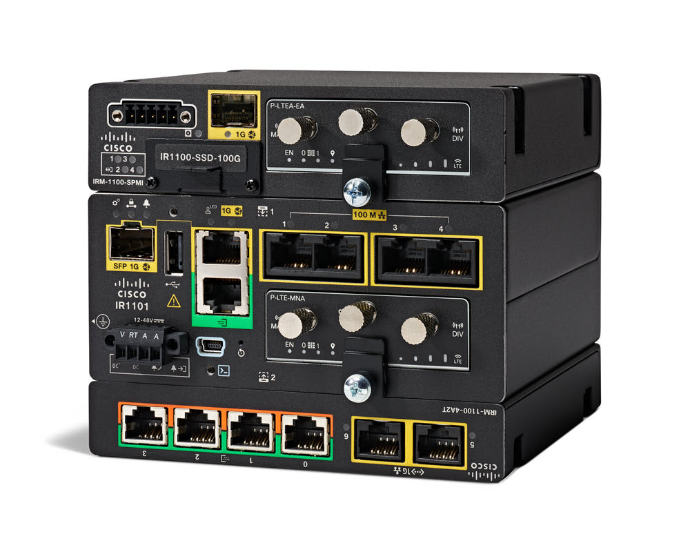 Routeur robuste Cisco Catalyst IR8140H, 8 Go de RAM, deux ports Gigabit