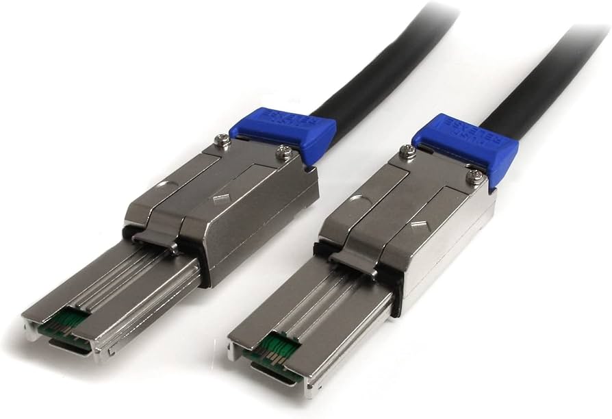 StarTech 1m External Mini-SAS SFF-8088 Cable - Black