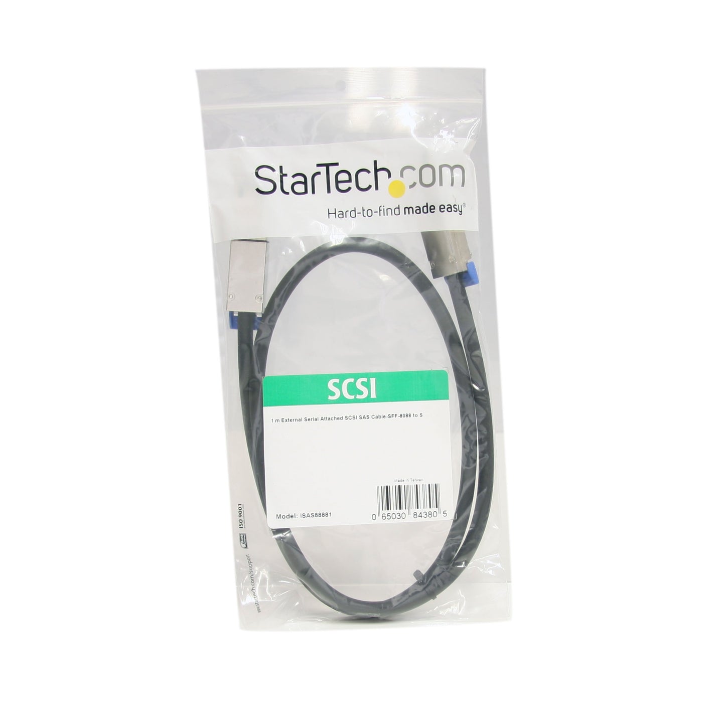 StarTech 1m External Mini-SAS SFF-8088 Cable - Black