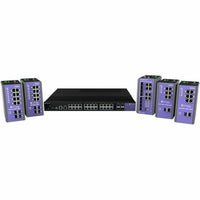 Commutateur Ethernet industriel EXTREME ISW-4W-4WS-4X 12 ports avec PoE 90 W et SFP+ 10 Gb/s