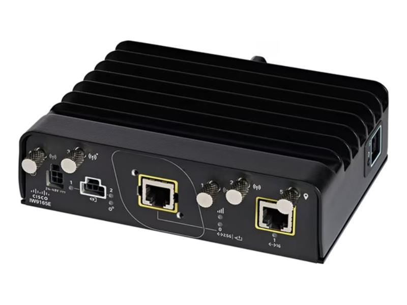 The Cisco IW9165E-B-AP is a rugged, high-performance wireless access point designed for demanding industrial and enterprise networks. Supporting Wi-Fi 6 and Wi-Fi 6E standards, this unit features dual-band capability in the 5GHz and 6GHz range and 2x2 MIMO technology for enhanced throughput. With 4 RF ports, 3 Ethernet interfaces, and TAA compliance, it offers robust connectivity and future-ready scalability.