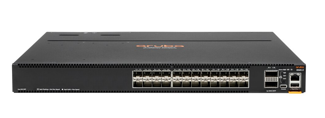 HP Aruba CX 8360-16Y2C V2 Switch, 16x25GbE, 2x100GbE, JL702C#ABA