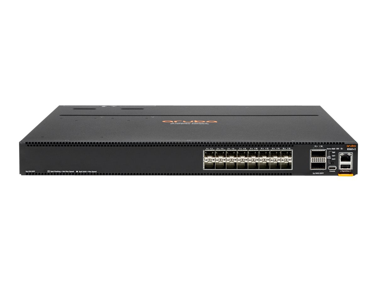 HP Aruba 8360-16Y2C v2 Switch, 16x SFP+/SFP28, 2x QSFP28, JL703C#ABA