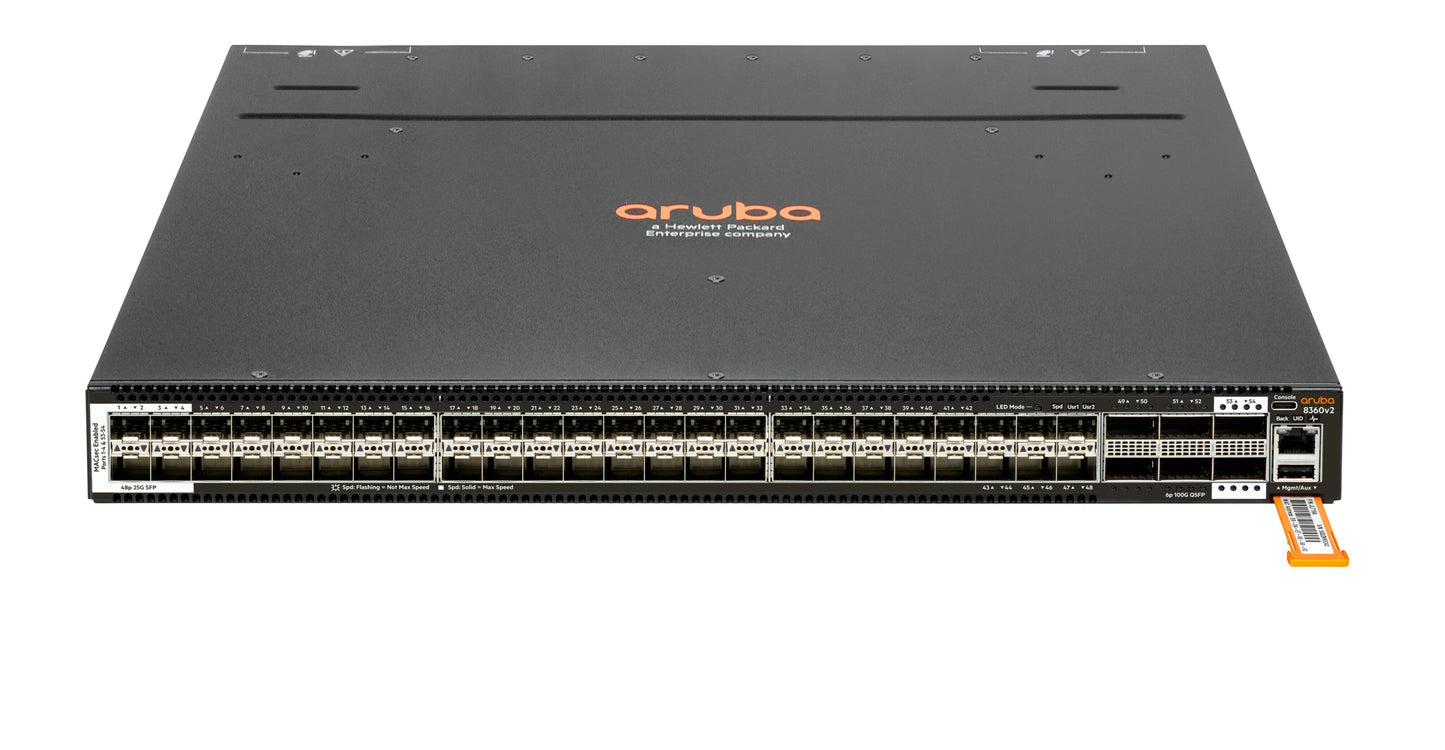 HP Aruba 8360-48Y6C v2 Switch, 58-Port, 100GbE, JL705C#B2E