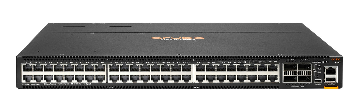 HP Aruba 8360-48XT4C 48-Port Switch Bundle JL706A#AC4