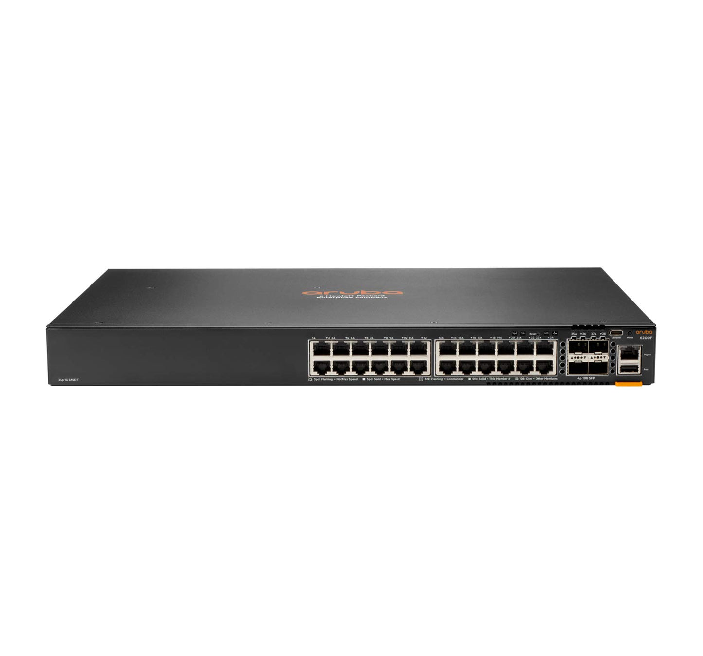 HP Aruba 6200F 24G CL4 Switch with 4 SFP+ Ports and 370W PoE
