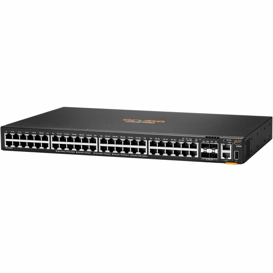 HP Aruba 6200F 48G 4SFP+ Switch, 1U, 1Gbps, JL726A#ABA