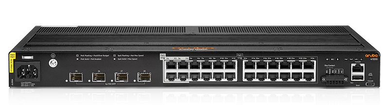 HP Aruba 4100i 24G CL4/6 PoE 4SFP+ U.S. Switch JL818A#ABA