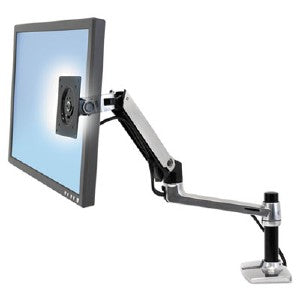 CHIEF K1D130B Single Display 3-Link Desk Mount, Black