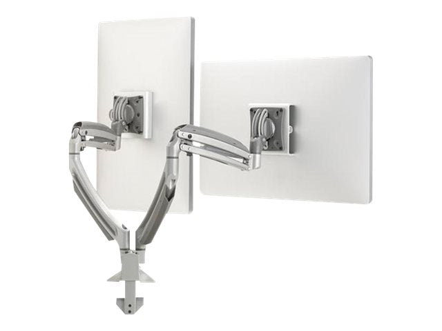 CHIEF K1D220S-G Kontour K1D Dual Monitor Desk Mount, Silver