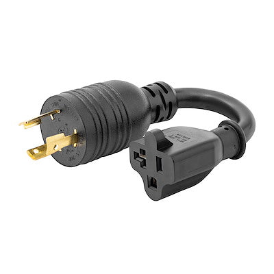 StarTech 6in Heavy Duty Power Cord, NEMA L5-20P to 5-20R, 20A 125V, 12AWG