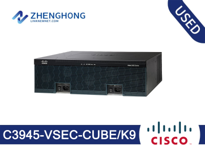 Cisco 3945 Router Wired Gigabit Ethernet C3945-VSEC-CUBE/K9