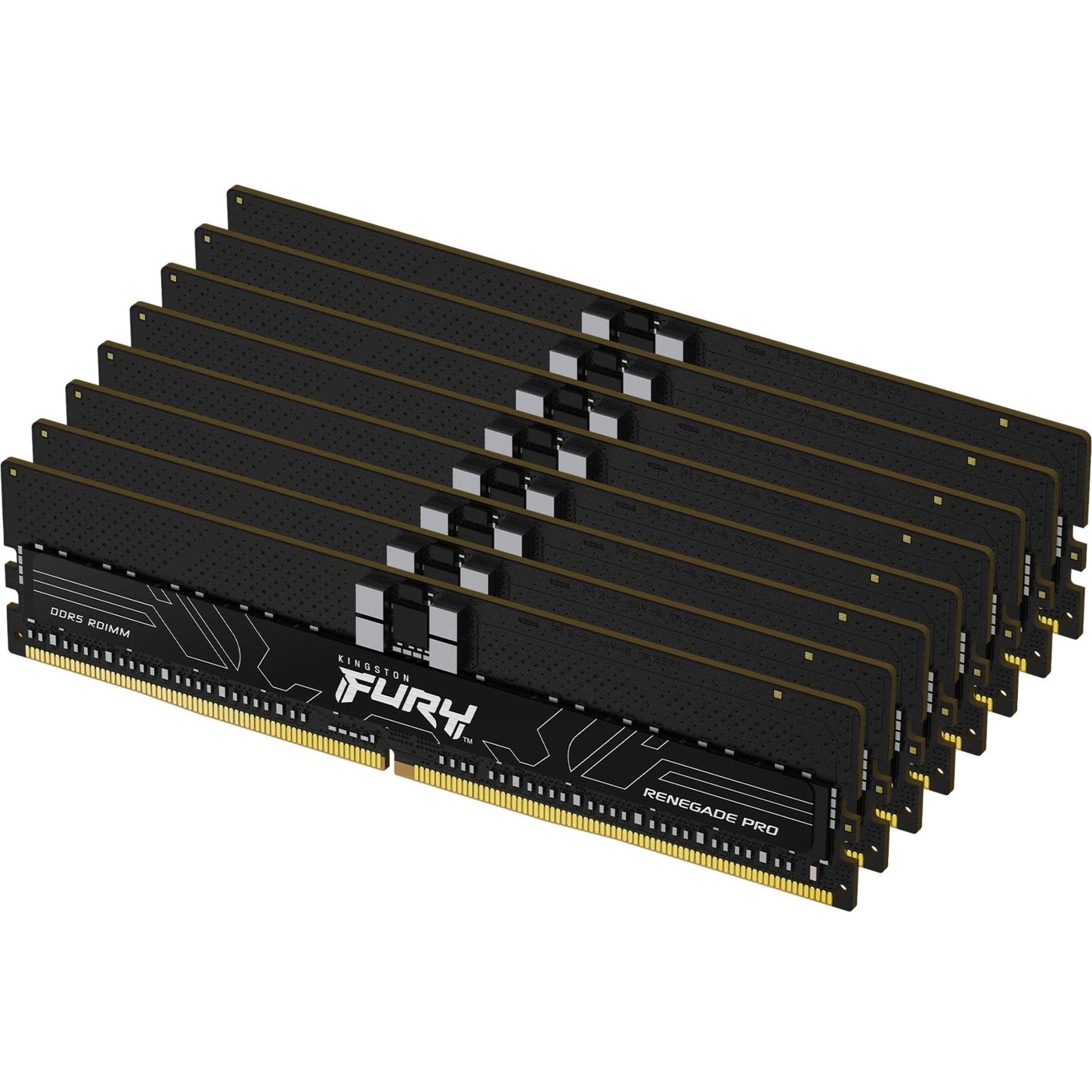 Kit de mémoire DIMM Kingston FURY Renegade Pro 256 Go DDR5 4 800 MT/s ECC (8 x 32 Go)