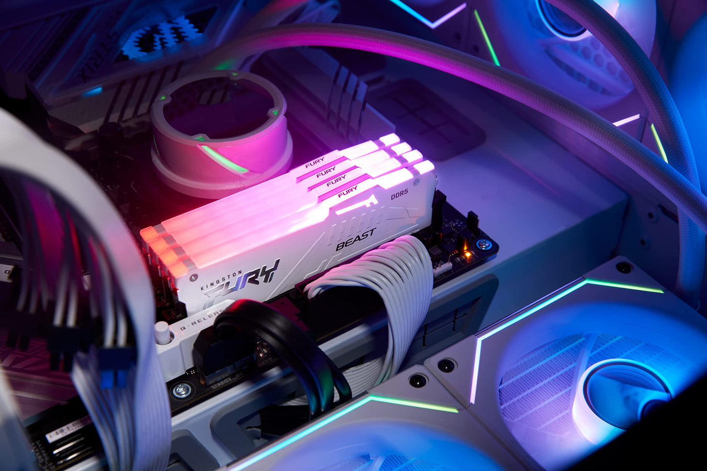 Kingston FURY Beast 32 Go DDR5 5200 MHz CL36 DIMM Blanc EXPO