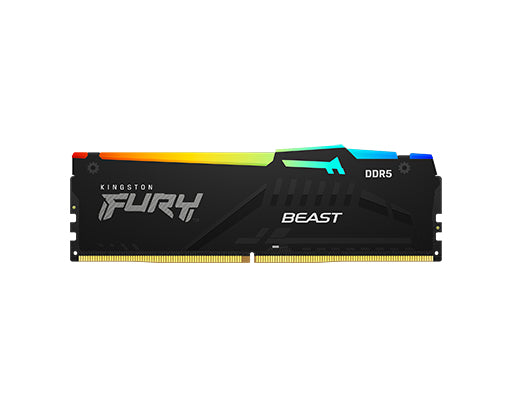 Kit Kingston 32 Go DDR5 5200MT/s CL40 DIMM (2 x 16 Go) FURY Beast Blanc XMP