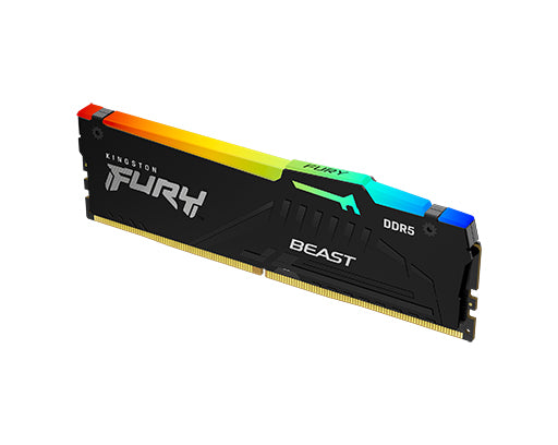 Mémoire RAM Kingston FURY Beast 16 Go DDR5 5600 MT/s CL36 DIMM Noir