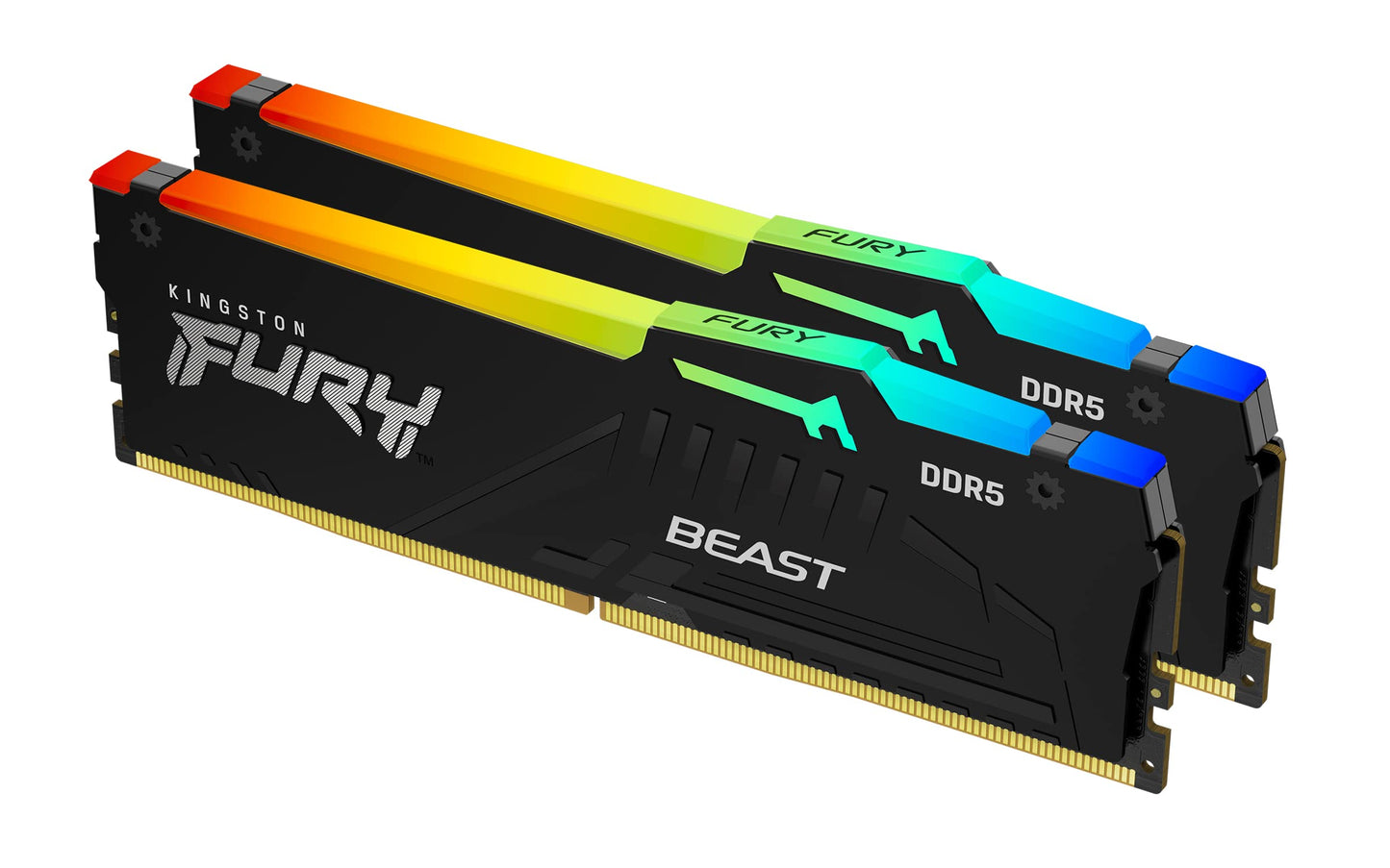 Kit Kingston 64 Go DDR5 5600 MHz CL36 DIMM (2 x 32 Go) FURY Beast RGB EXPO
