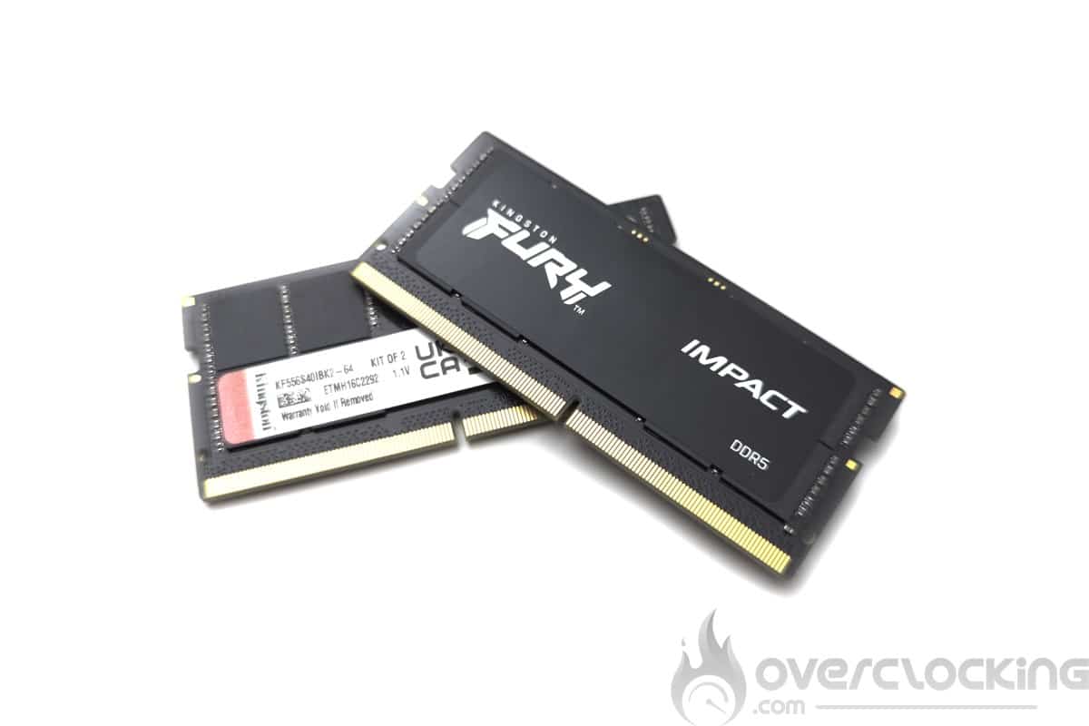 Kingston 64 Go DDR5 5 600 MT/s CL40 SODIMM (kit de 2) Fury Impact