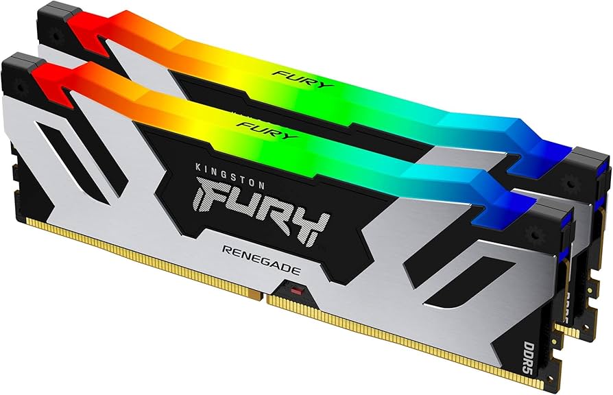 Kit Kingston Fury Renegade RGB CL32 96 Go DDR5 6 000 MT/s (2 x DIMM)