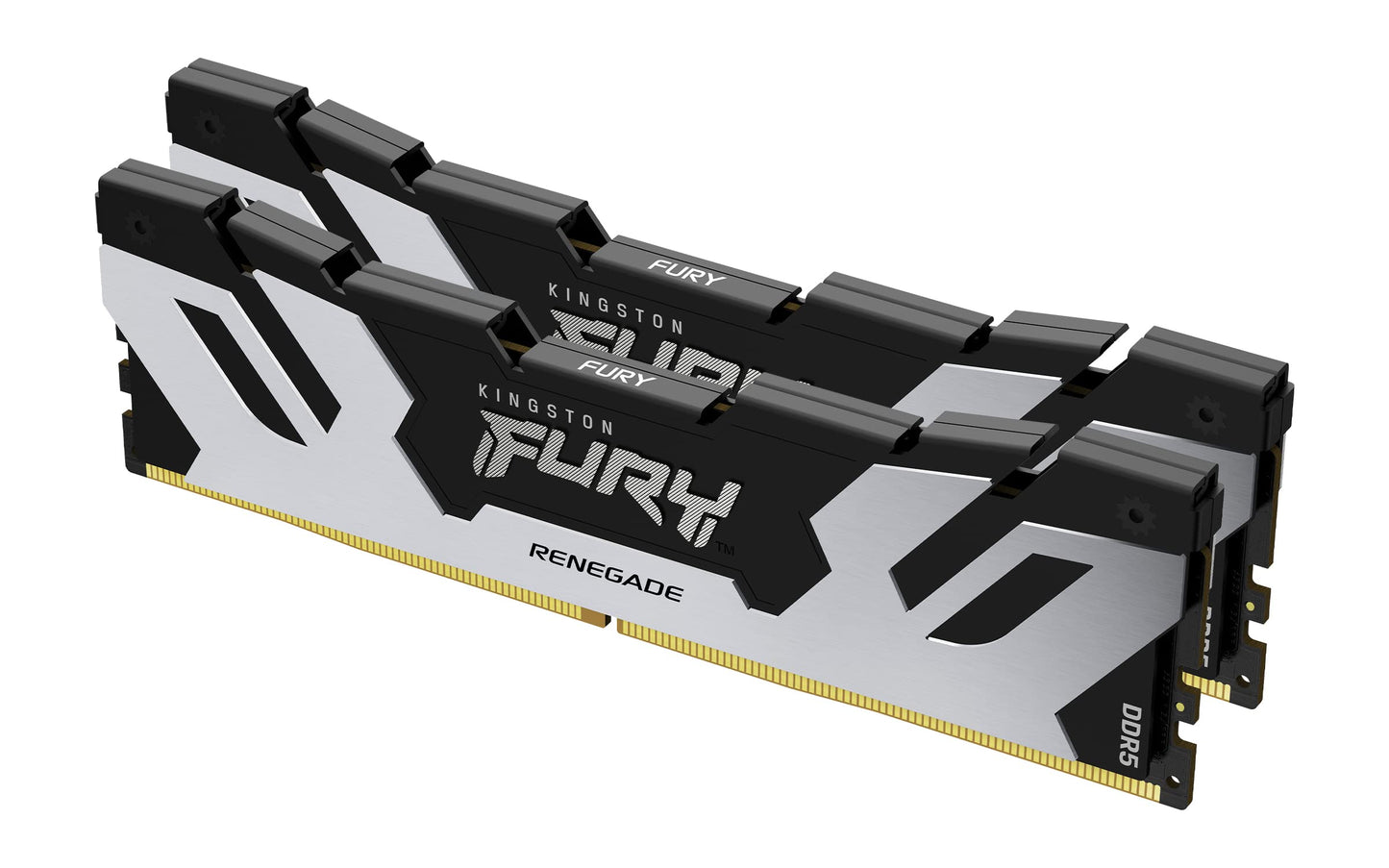 Kit Kingston FURY Renegade 96 Go DDR5 6 000 MT/s CL32 (XMP argent)