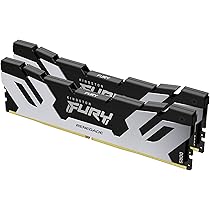 Kit Kingston FURY Renegade 96 Go DDR5 6 000 MT/s CL32 (XMP argent)