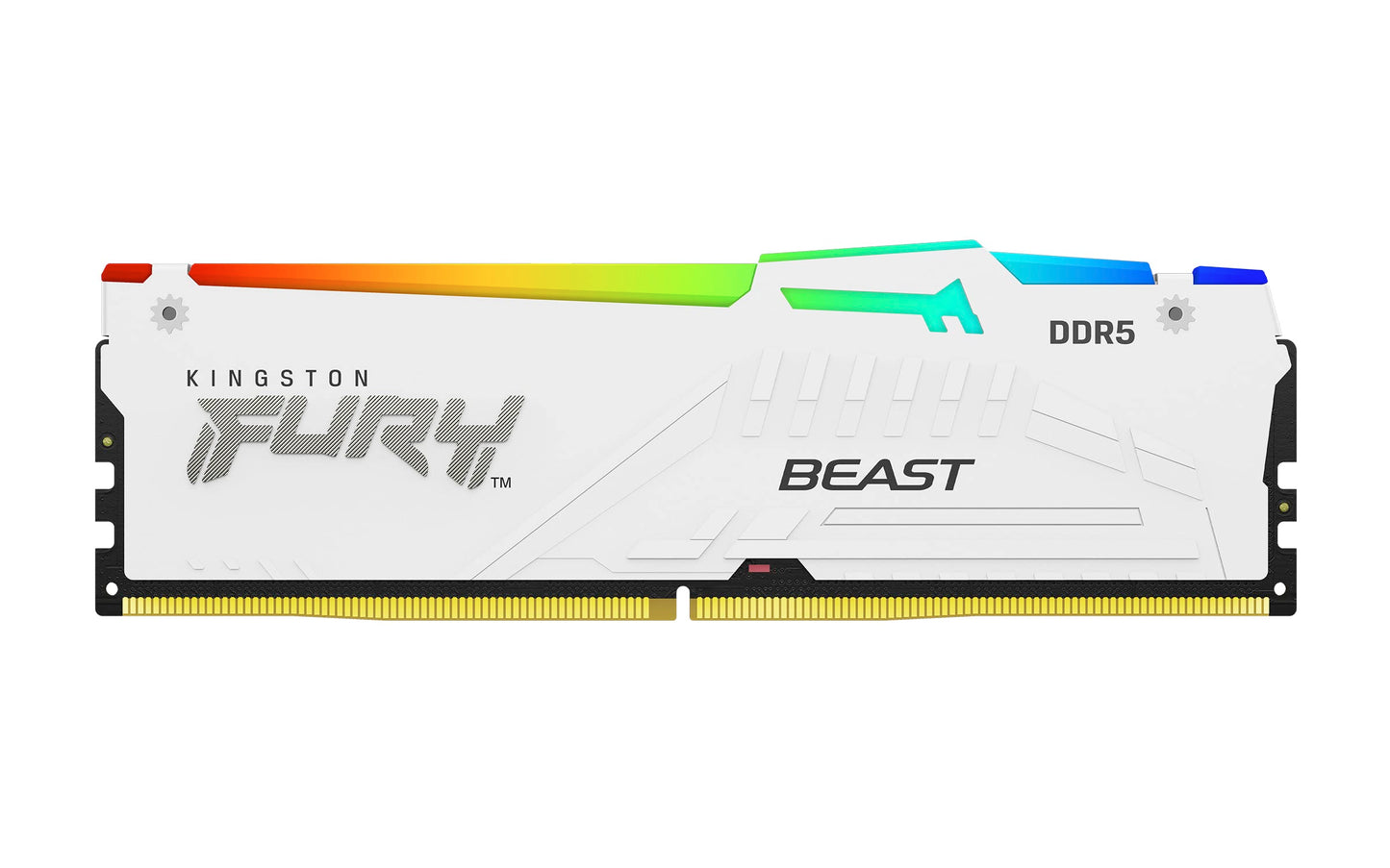 Kingston 64 Go DDR5 6000 MT/s DIMM CL36 (kit de 2) Fury Beast Blanc