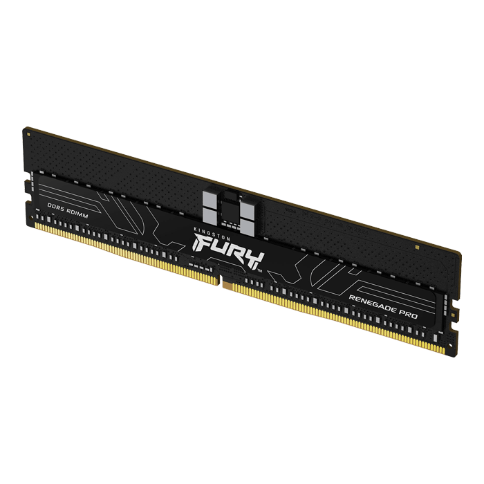 Kit Kingston 128 Go DDR5 6 000 MT/s ECC CL32 DIMM (8 x 16 Go) FURY Renegade Pro