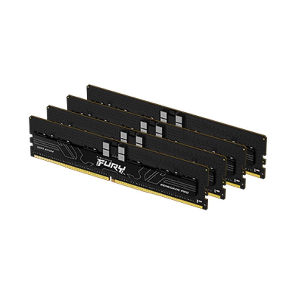 Kingston 128GB DDR5 6400MT/s ECC REG CL32 Kit (4x32GB) Fury Renegade Pro