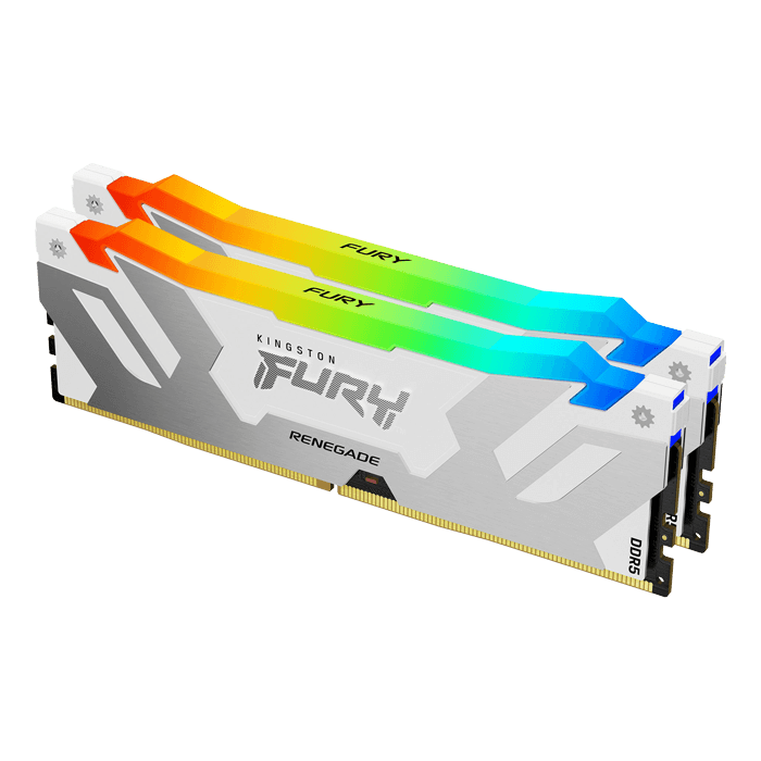 Kingston 32GB (2x16GB) DDR5 7600MT/s CL38 Fury Renegade RGB White