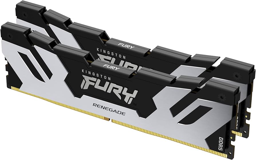 Kingston 32GB DDR5 7600MT/s CL38 DIMM Kit (2x16GB) Fury Renegade White XMP