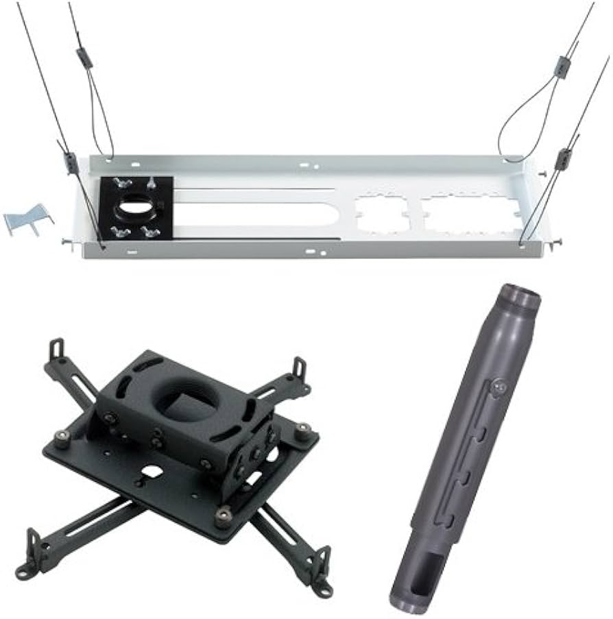 CHIEF RPAUW CMS440 & CMS012018W White Projector Mount Kit
