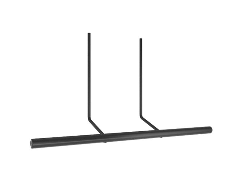 The CHIEF KRA224B is a black dual monitor array bar handle designed for easy adjustment and handling of K1 and K2 monitor arm setups. Constructed to meet TAA compliance standards and made in the United States, it supports ergonomic workflows and enhances multi-monitor configurations with increased maneuverability.
