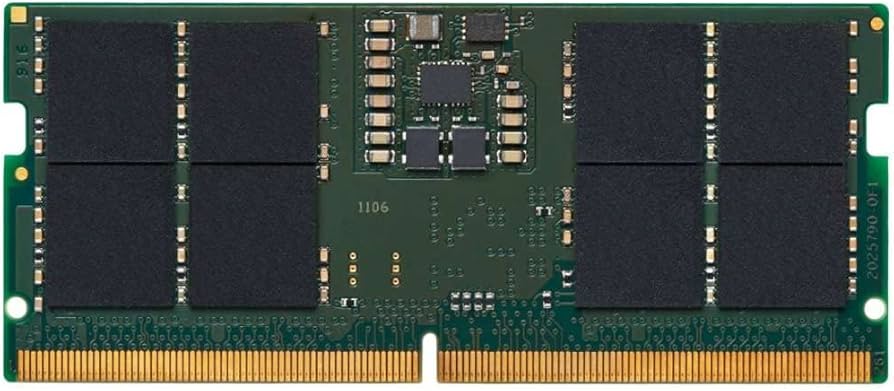 Mémoire RAM Kingston 16 Go DDR5 4 800 MT/s ECC SO-DIMM CL40