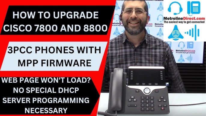 Cisco 8800 Series MPP to Enterprise Firmware Conversion