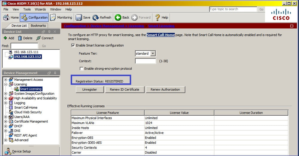 Licence Cisco pour Carrier Security sur ASA pour Firepower 9300