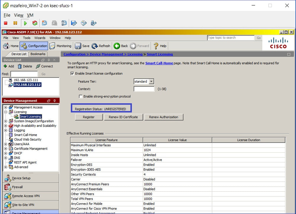 Cisco Firepower 1000 - Ajoutez 10 licences de contexte de sécurité