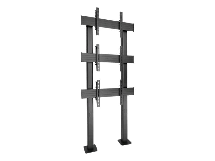 The CHIEF FUSION 1x3 Bolt-Down Video Wall is a professional-grade mount system designed to hold displays in a secure 1x3 vertical array. Featuring a durable black finish and TAA compliance, this USA-made mount suits corporate, retail, or control room environments. Engineered for stability and easy integration, it ensures a hassle-free setup and reliable performance.