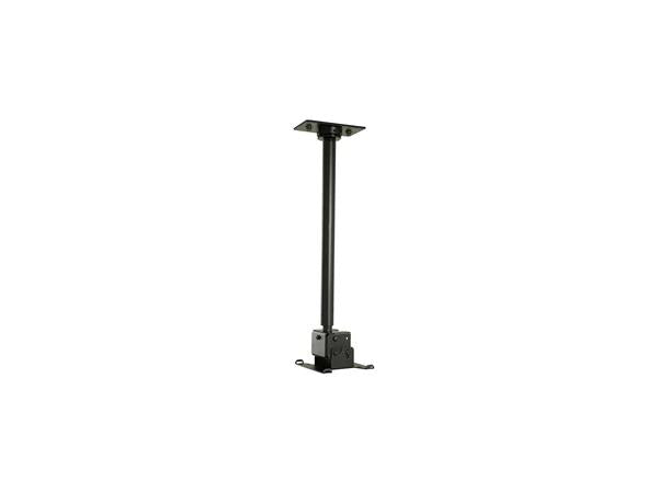 Flat Panel Ceiling Mount for 13-29 inch screens, the PEERLESS LCC-18 offers robust support for displays up to 40 lb with an adjustable extension range of 18 to 30 inches. Featuring a full 360-degree swivel and tilt from -5° to +20°, it’s ideal for versatile viewing installations.