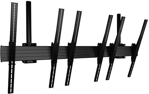 Support de plafond CHIEF FUSION LCM3X1UP, panneau de menu portrait 3 largeurs