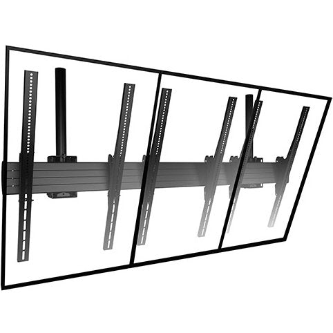 Support de plafond CHIEF FUSION LCM3X1UP, panneau de menu portrait 3 largeurs