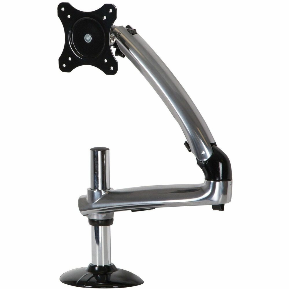 Peerless LCT620A Single Monitor Arm Mount, 10–30" Silver Clamp Base