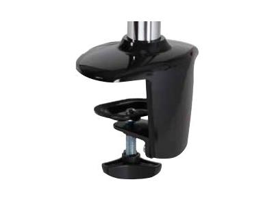 The PEERLESS LCT620AD is a dual monitor desktop arm mount designed for fast, secure installation with a clamp-on base. Supporting screen sizes from 10 to 30 inches and compatible with 75 x 75mm and 100 x 100mm VESA patterns, this silver-finished aluminum mount offers articulating arms for ergonomic adjustment. With a weight capacity of up to 17.8 lbs per arm and full 360-degree rotation, it enhances comfort and productivity in professional workspaces.