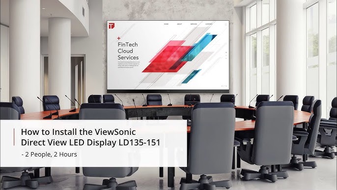 Service d'installation après les heures d'ouverture de ViewSonic Direct View LED
