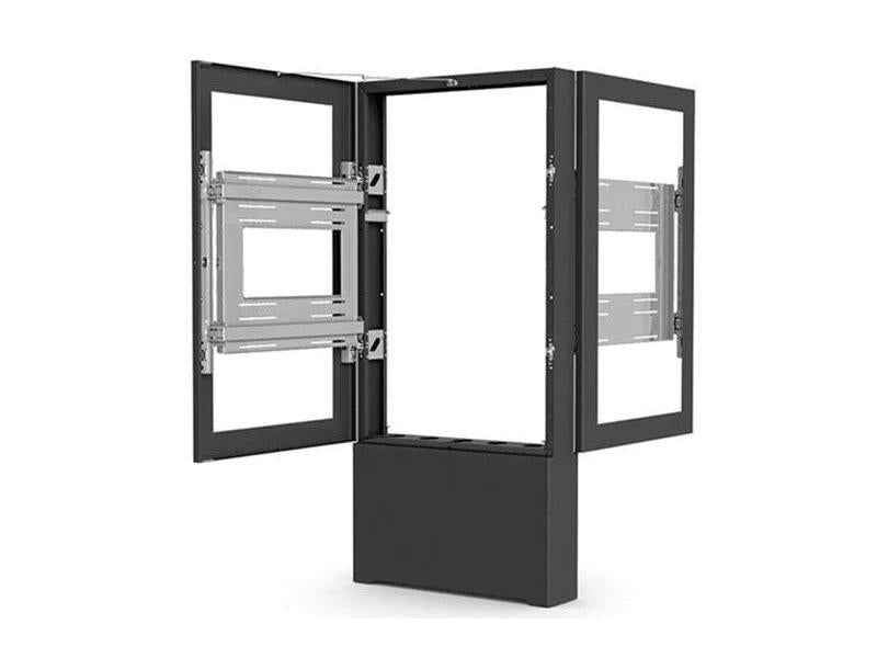 The CHIEF LF50UBP-B2B is a 50-inch portrait floor kiosk designed for professional B2B environments. With a sleek black finish, it offers a fully TAA-compliant solution manufactured in the United States. Ideal for commercial display applications, this accessory provides both functionality and aesthetic appeal.