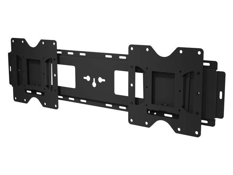 The PEERLESS Flat Wall Mount LG-WMF86BH is specifically engineered for the LG Ultra Stretch Signage 86BH5F-B, offering robust support with a glossy black finish. With a load capacity of 80 lb (36 kg) and TAA compliance, it's ideal for commercial AV installations demanding precision and durability.