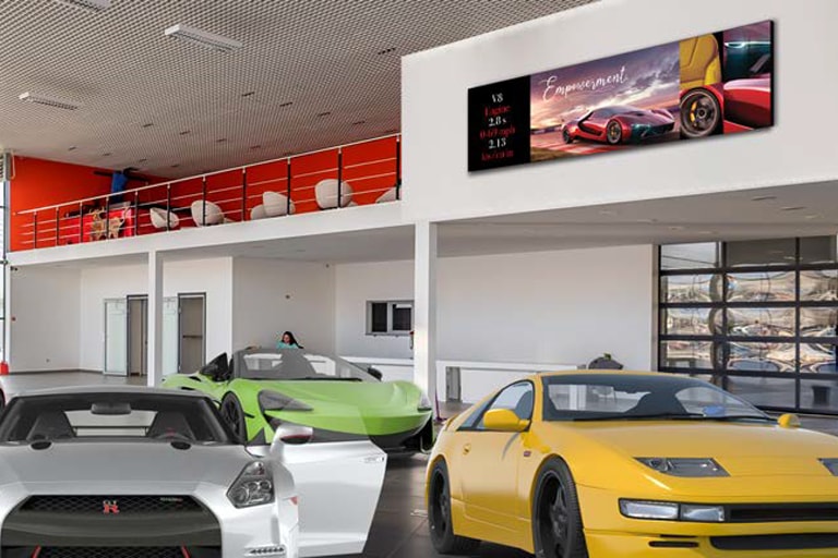 LG MAGNIT LSAB-G196C 196" 2K COB LED Display, 800 Nits, 32:9 Aspect Ratio