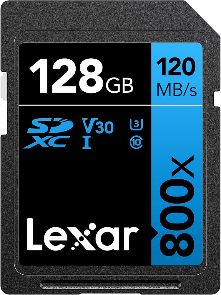Lexar 800x PRO SDXC UHS-I U3 Memory Card 128GB