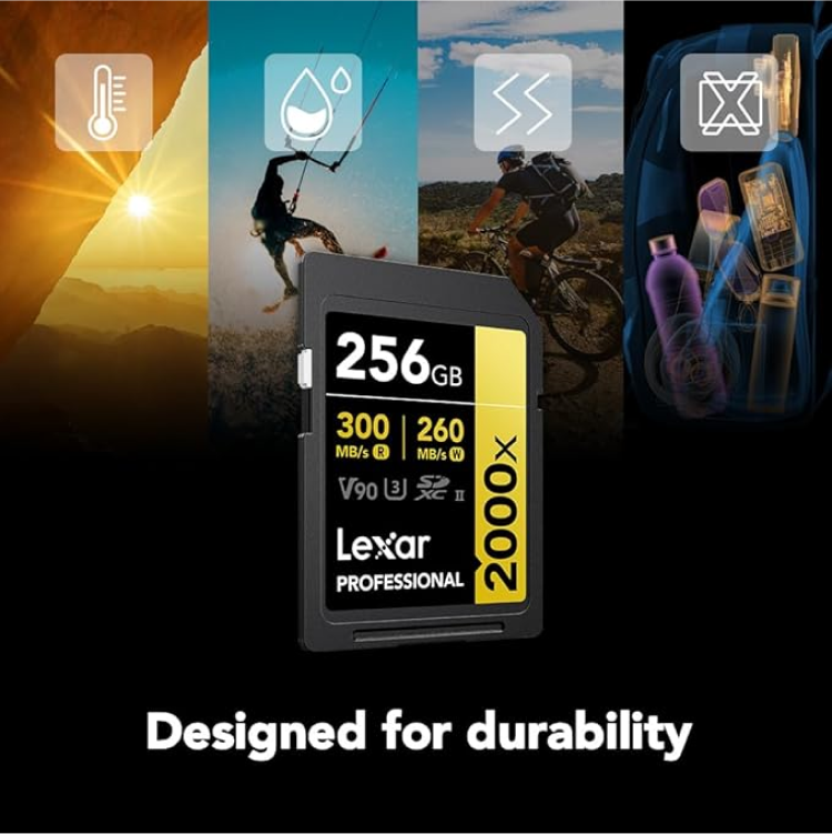 Lexar Professional 2000x 64GB SDXC UHS-II U3 Memory Card