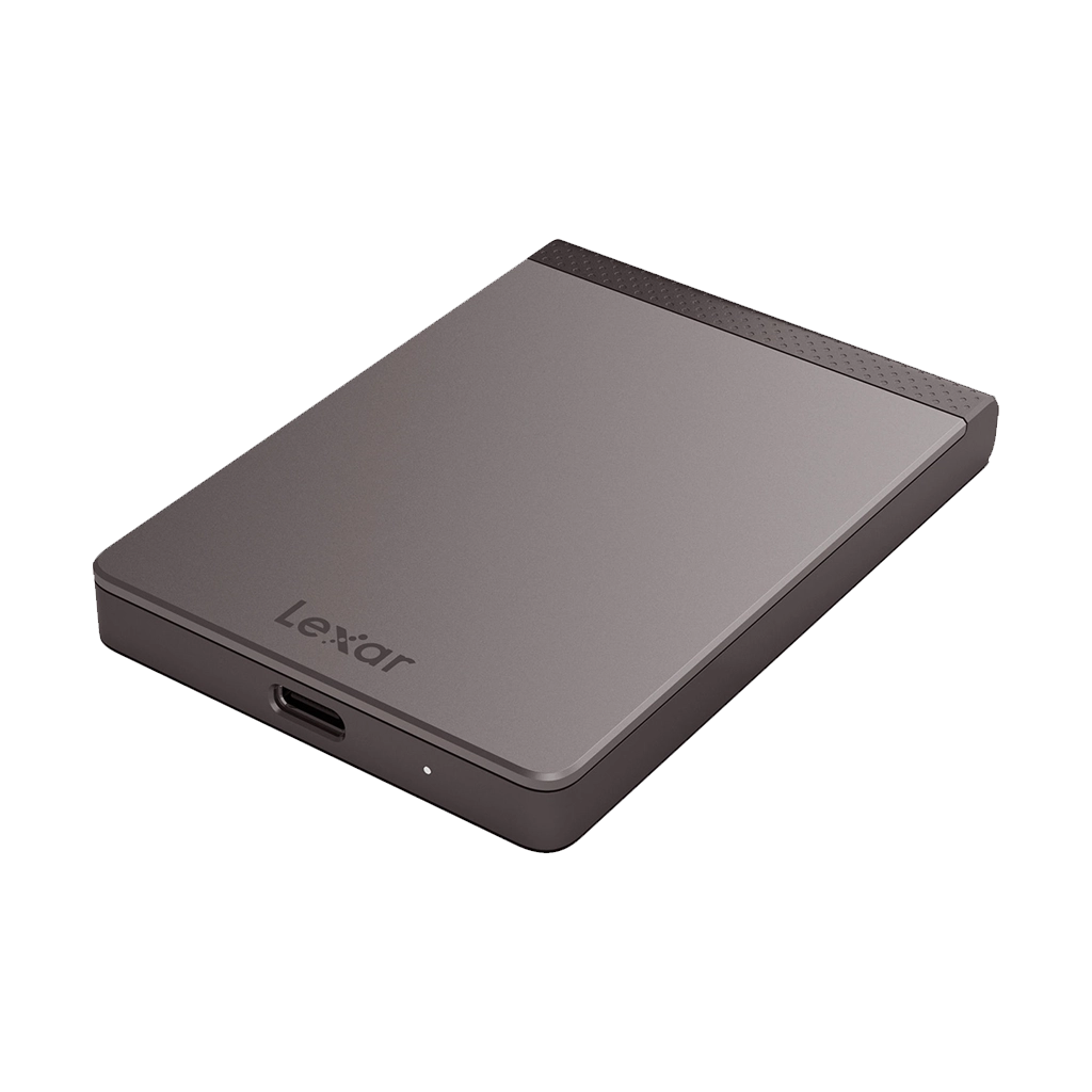 Lexar SL200 512GB External SSD USB 3.1 Type-C (Gray)