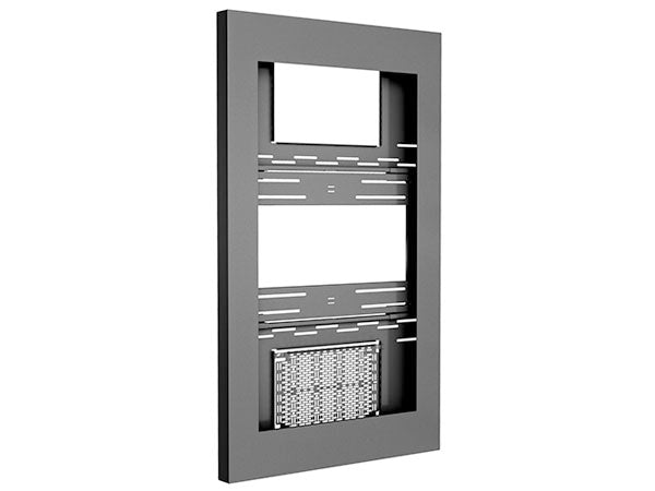 The CHIEF LW65UBP Impact On-Wall Kiosk is designed for streamlined installation and secure mounting of 65-inch portrait displays. With its low-profile 3-inch depth and TAA compliance, it’s ideal for commercial, education, and digital signage environments seeking a sleek enclosure solution. Finished in black, it combines professional aesthetics with robust American-made construction.